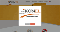 Desktop Screenshot of konelsan.com.tr